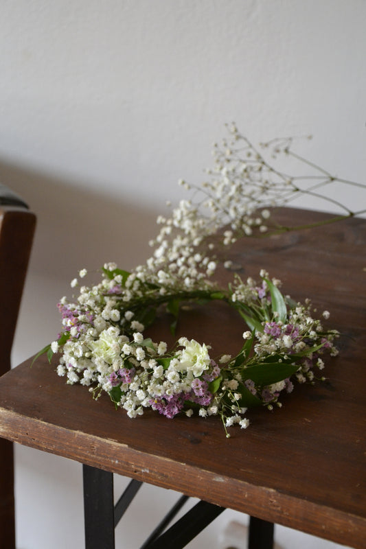 A wreath for a baby