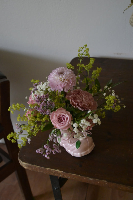 A small arrangement for naming ceremony/christenings from